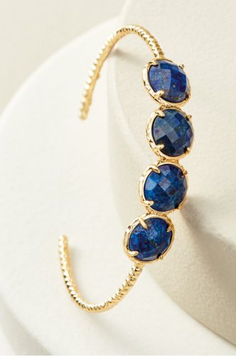 Odeta Lapis Stone Cuff