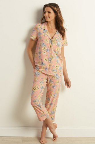 Garden Party Cropped PJ Set