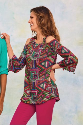 Women Rico Branco Top