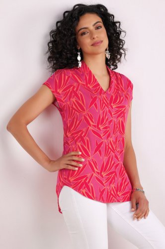 Women Twilight Luau Printed Tee
