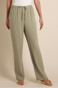 Women Silk Drawstring Pants