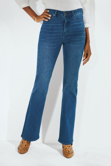 Petites The Ultimate Denim High-Rise Bootcut Jeans - Click Image to Close