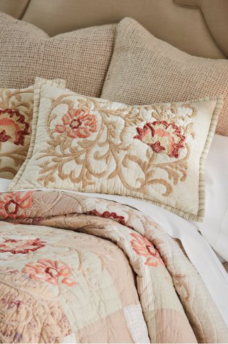 Hampshire Embroidered Patchwork Sham