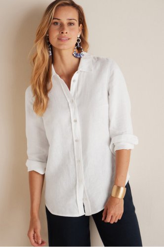 Petites Vano Linen Shirt