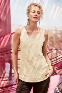 Taj Embroidered Tank