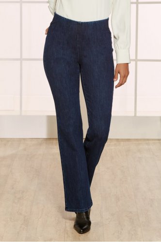Petites The Ultimate Denim Pull-On Bootcut Jeans