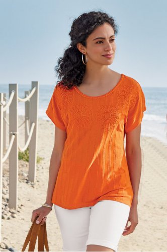 Bliss-Kissed Embroidered Top