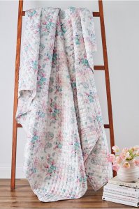 Printed Blissful Bamboo Quilt