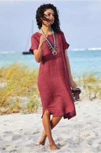 Women Remi Gauze Shirt Dress