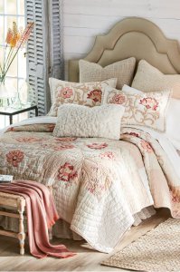 Hampshire Embroidered Patchwork Quilt