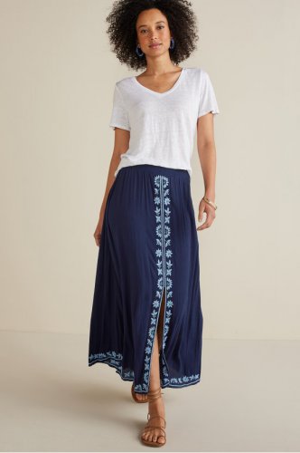 Petites Adele Gauze Maxi Skirt