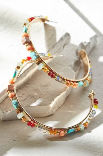 On Repeat Hoop Earrings