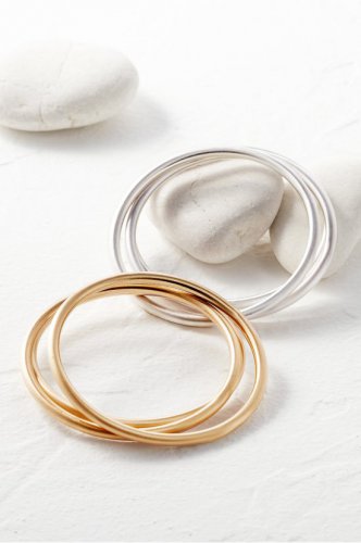 Satin Trio Bangle Set