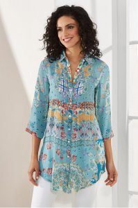 Bouquet de Fleurs Tunic