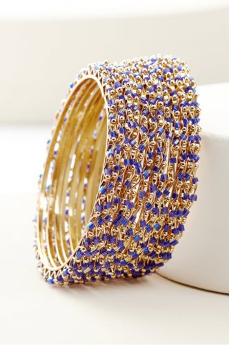 Mena Beaded Bangle Set