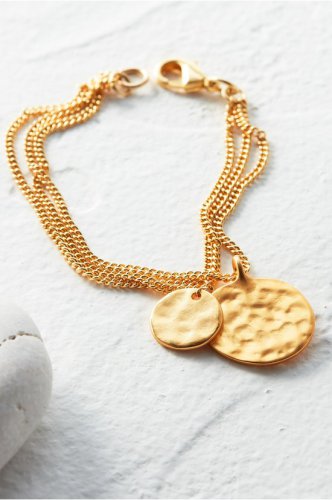 Gold Coin Bracelet