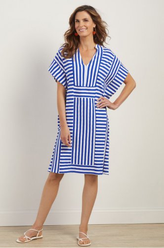 Idle Hour Mixed Stripe Coverup