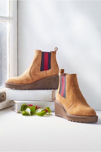 Gemma Wedge Booties