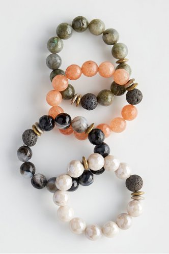 Lava & Gemstone Diffuser Bracelets