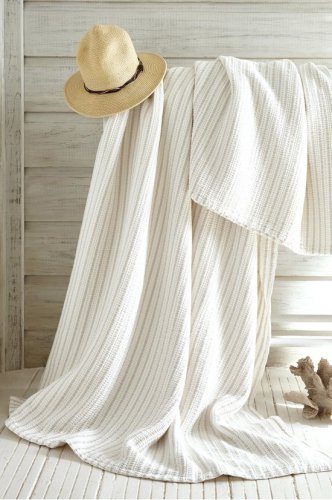 Deauville Striped Blanket
