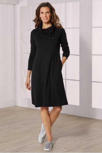 Caryn Cozy Cowl Dress