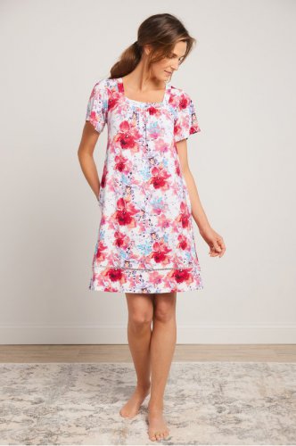 Petites Blissful Bamboo Plumeria Gown
