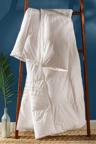 European White Goose Down Comforter