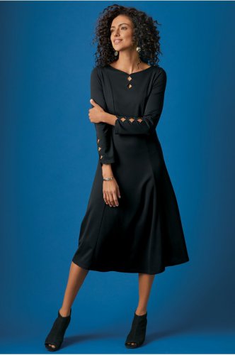 Elysia Scallop Dress