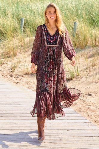 Petites Mosaic Dress