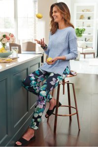 Women Superla Stretch Pull-On Amaryllis Skinny Ankle Pants