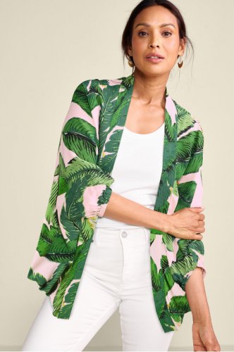 Palmetto Cocoon Kimono