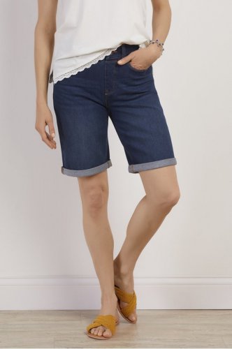 Petites Ultimate Denim Pull On Relaxed Shorts