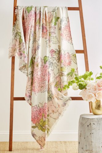 Menagerie Printed Cotton Throw