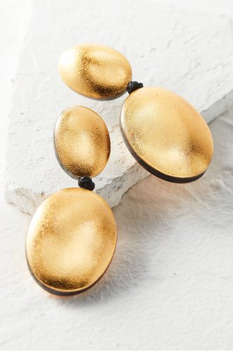 Oval Drop Earrings