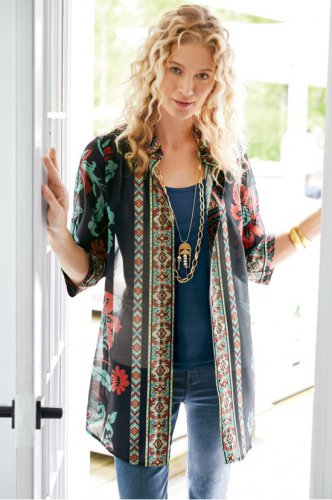 Women Sinine Shirt & Cami