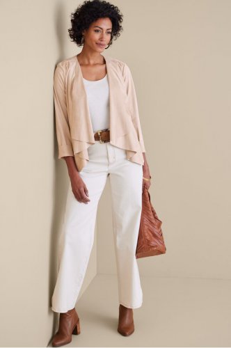 Women Viviana Faux Suede Jacket