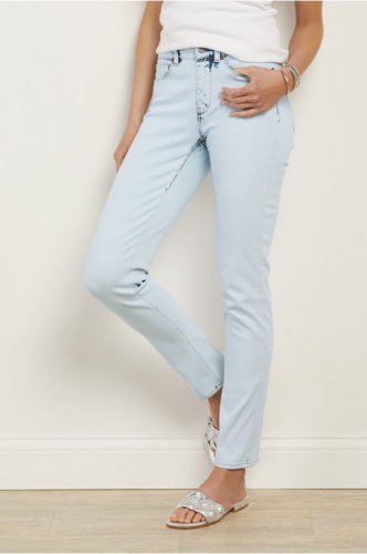 Women The Ultimate Denim Relaxed Straight Jeans