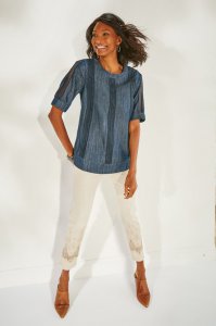 Talls The Ultimate Denim Lace-Hem Jeans