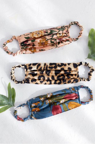 Satin Printed Non-Medical Masks