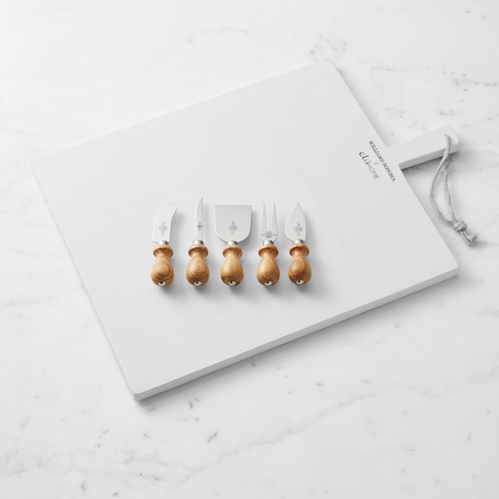Etu Rectangular Cheese Board with Cheese Knives