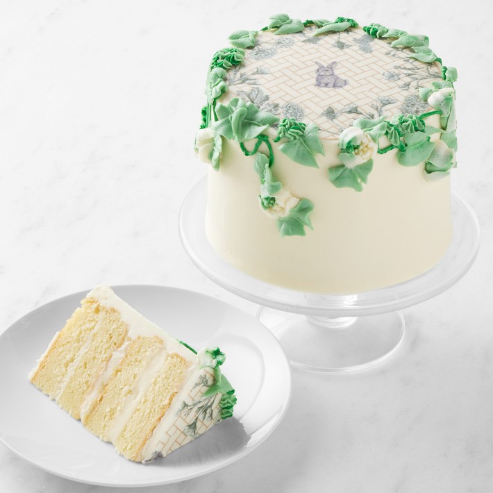 Garden Lattice Four-Layer Cake