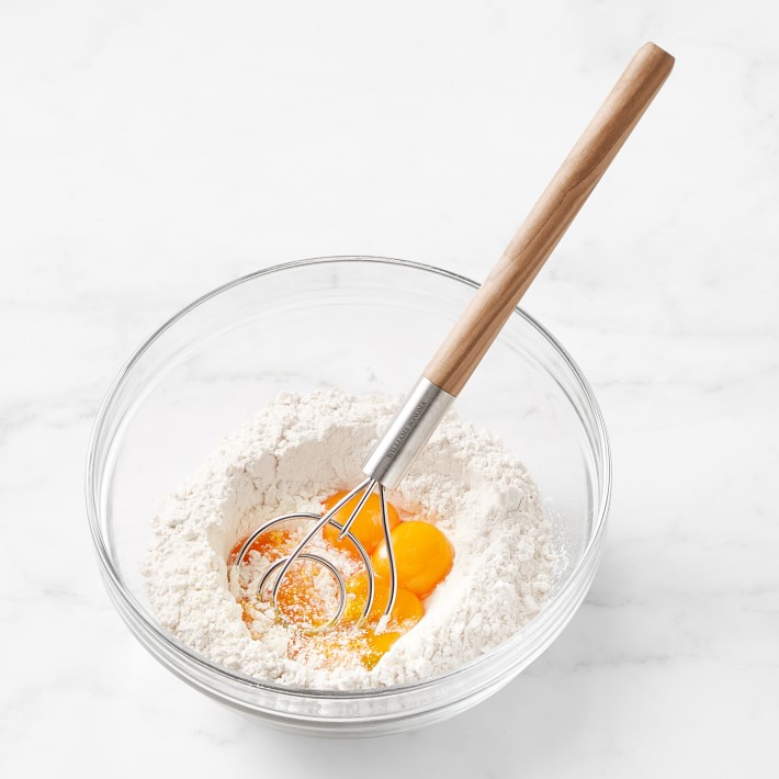 Olivewood Dough Whisk