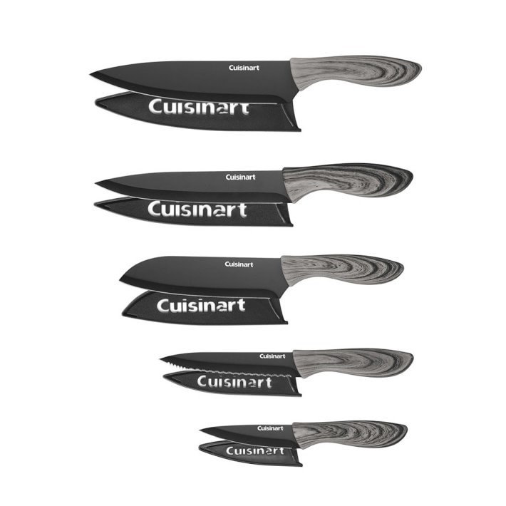 Cuisinart Wood Ceramic Knives, Set of 10