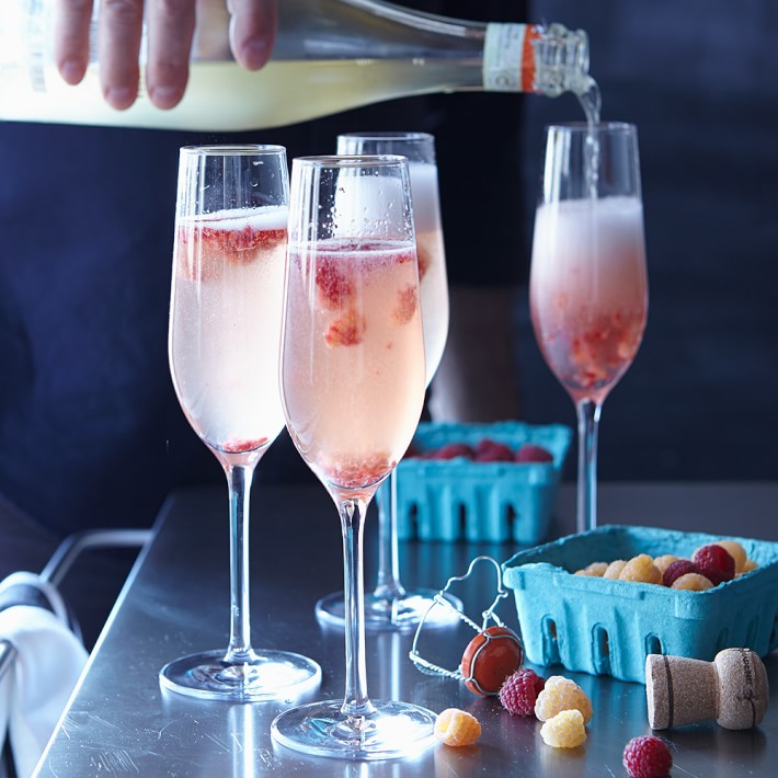 Open Kitchen by Champagne Flutes