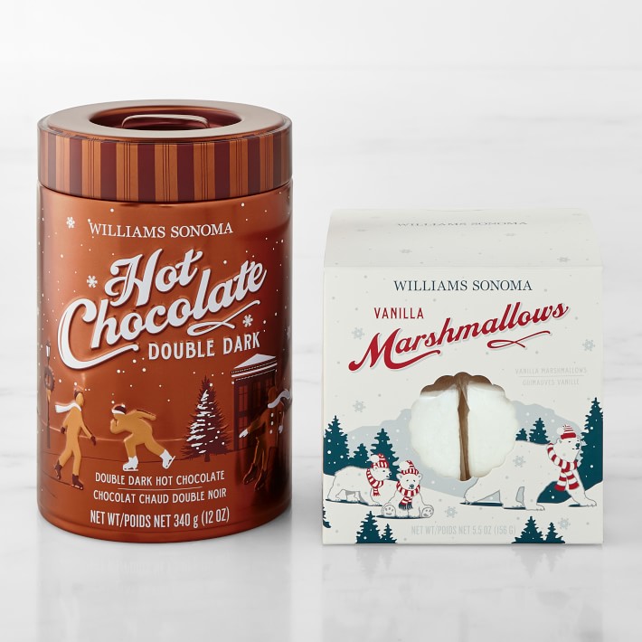 Dark Hot Chocolate & Marshmallows