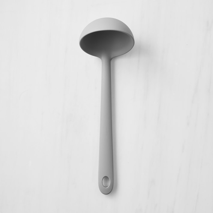 Open Kitchen By Grey Silicone Ladle