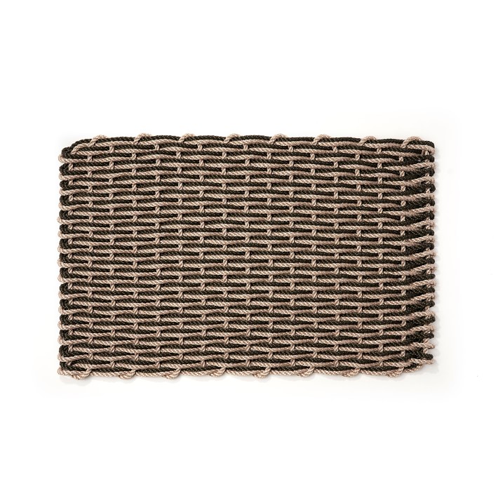 The Rope Co. Sand & Black Spruce Doormat