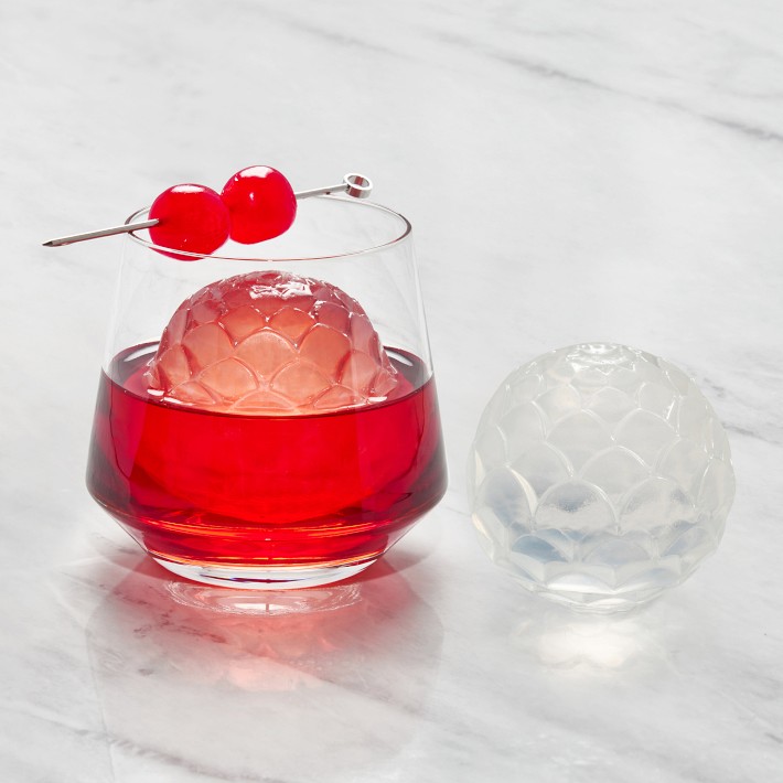 W&P Faceted Petal Sphere Ice Tray