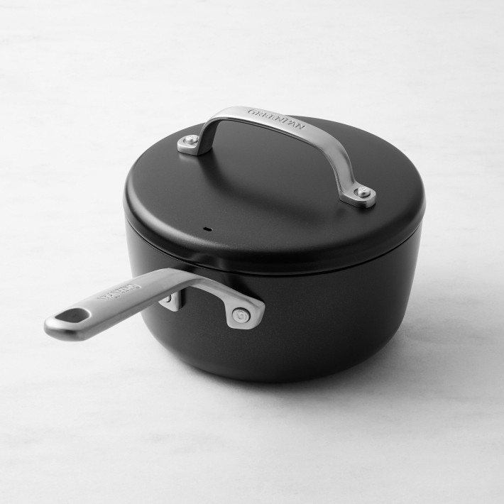 GreenPan GP5 Hard Anodized Ceramic Nonstick Saucepan, 2-Qt.