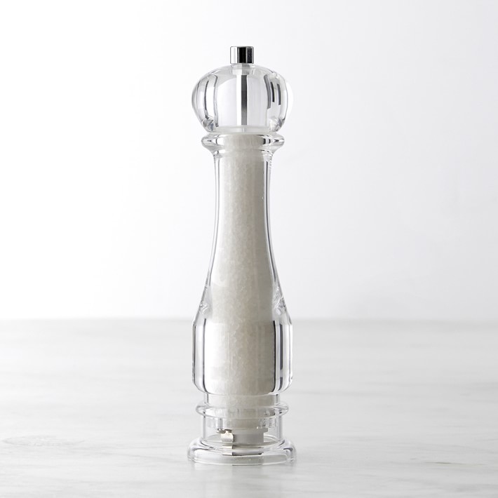 Traditional Salt & Pepper Mills, Acrylic